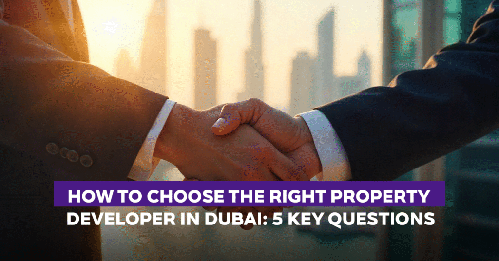 How to Choose the Right Property Developer in Dubai: 5 Key Questions